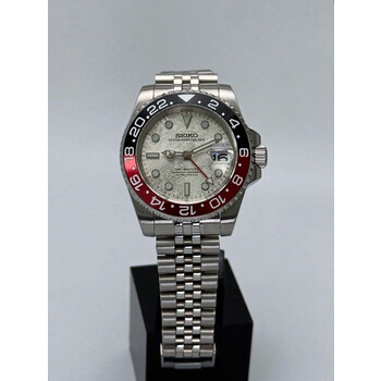 Custom Seiko Mod • Coke “Meteorite” GMT-Master II w/ Ice Lume • 40mm
